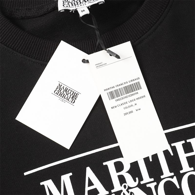 LICC super hot marithe ins letter printing autumn new casual all-match simple couple top loose sweater