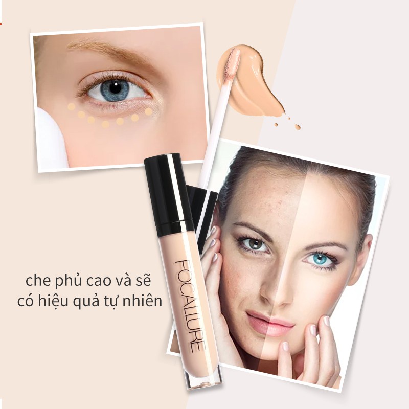 Kem che khuyết điểm FOCALLURE gồm 7 màu tùy chọn chuyên dụng 10g FA52