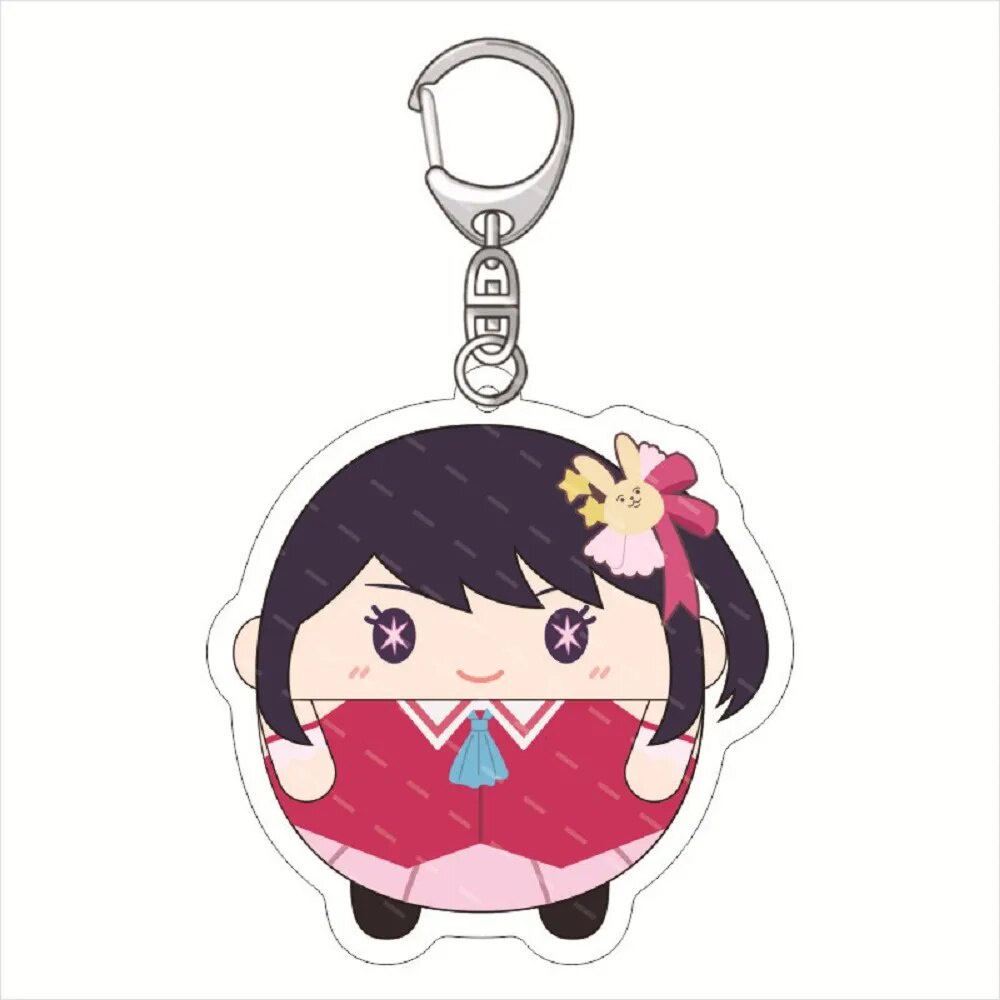 Móc khóa Anime OSHI NO KO Figures Arima Kana Hoshino Rubii Phụ kiện trang trí túi xách Balo