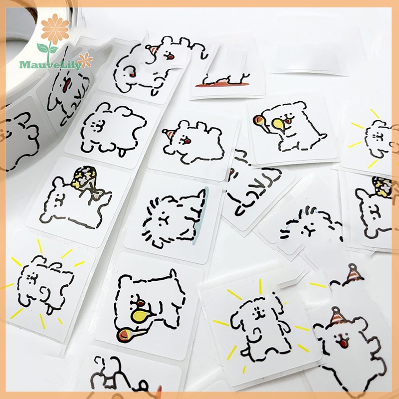 Bộ 500 Nhãn Dán Hoạt Hình Dùng Trang Trí Quà Tặng Cho Bé