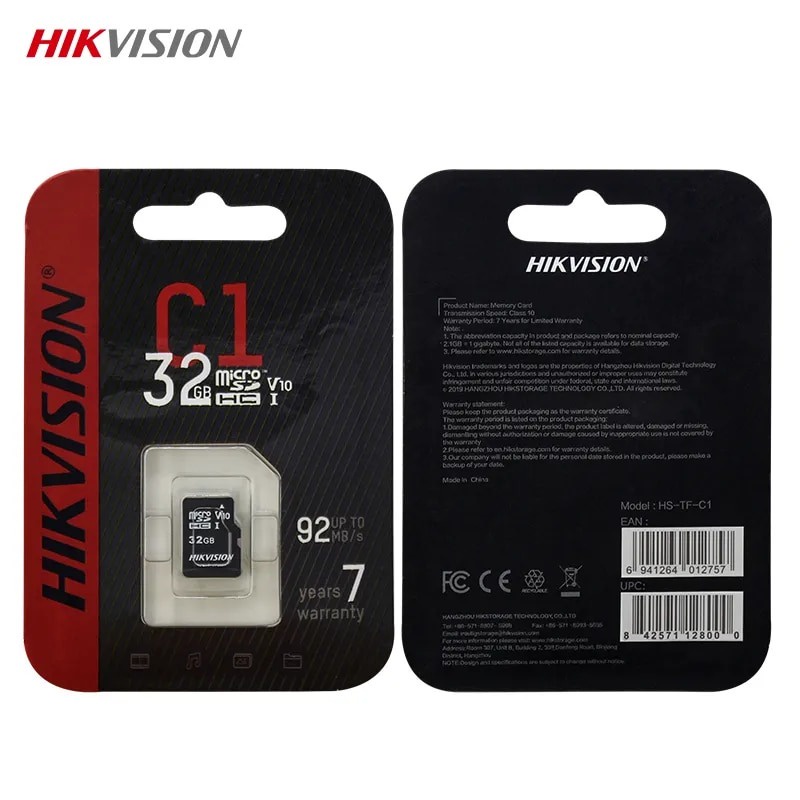 Thẻ nhớ Hikvision 128GB 64GB 32GB 16GB tốc độ cao - Thẻ nhớ camera, thẻ nhớ điện thoại chính hãng - Vision Art