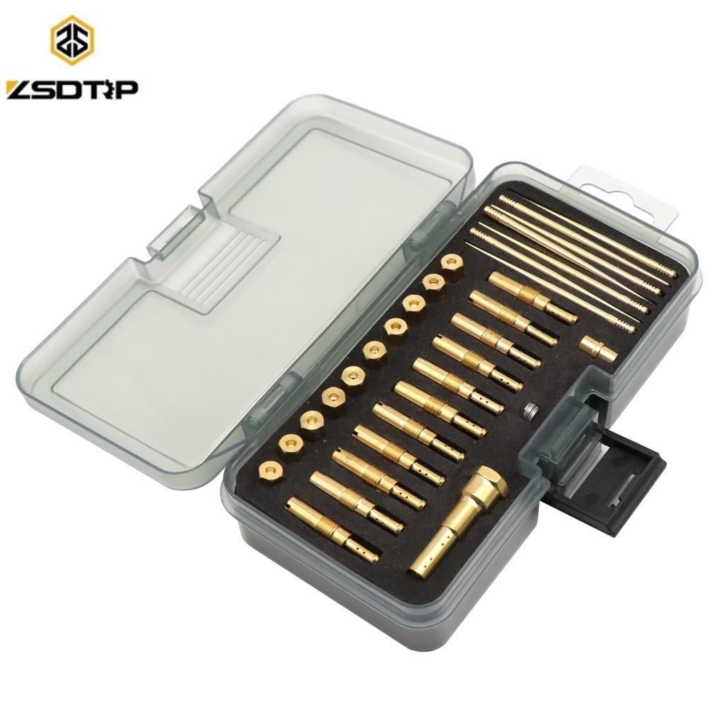 30pcs PE 26-28 PWK 21-34 Carburetor Super Presisi Repair Kit with Slide Needle Pilot Main Jet Niddle