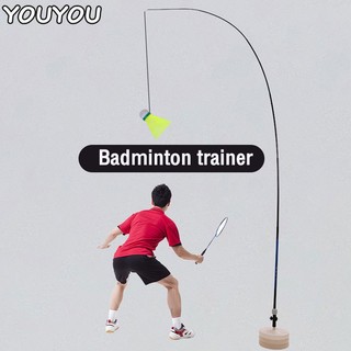 YOUYOU Dụng Cụ Luyện Tập Phản Xạ Cho Bé Dụng cụ tập cầu lông đơn Luyện tập cầu lông vợt cầu lông ngoài trời