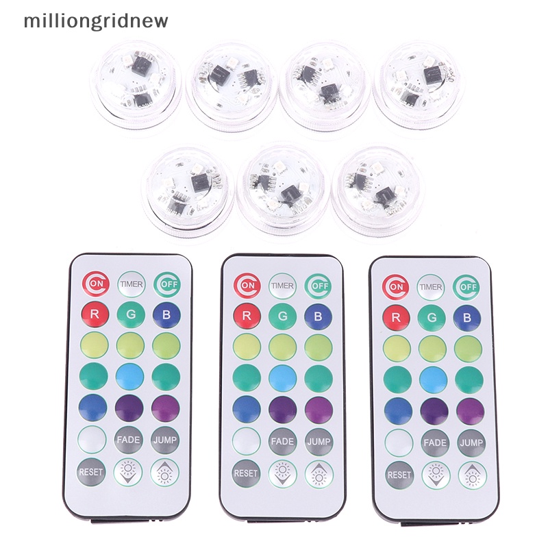 Đèn led Không Dây Tự Dính Trang Trí Nội Thất Xe Hơi Có Điều Khiển Từ Xa mgn