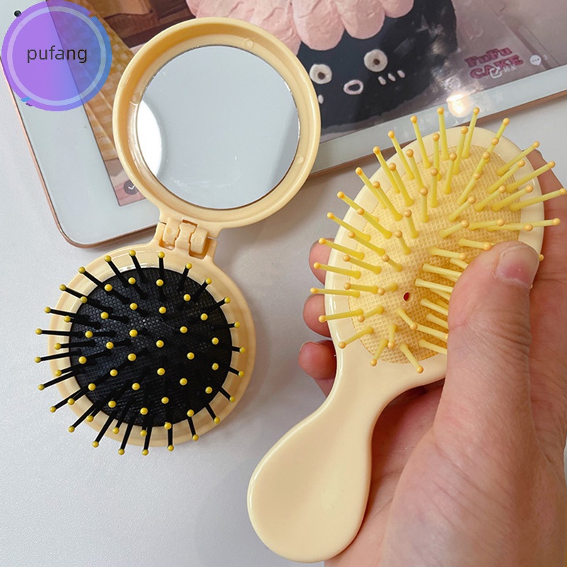 Lược Chải Tóc Túi Khí Mát Xa Da Đầu mini Hình Phô Mai Dễ Thương