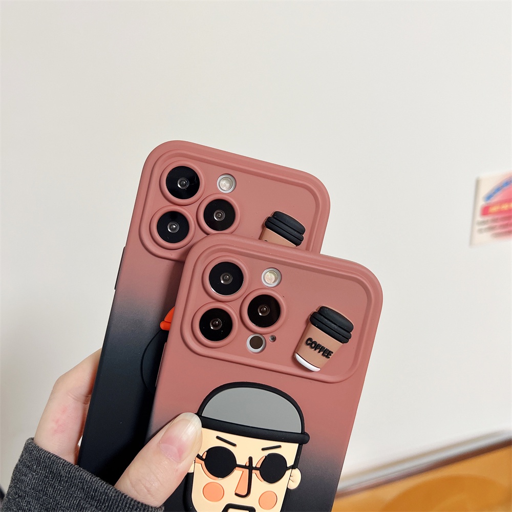 Ốp Điện Thoại Họa Tiết Cô Cậu Bé Đeo Kính Râm Cho xiaomi 13 10 10s 11 pro lite 12 12x 12s ultra redmi k30 k40 k50 k60