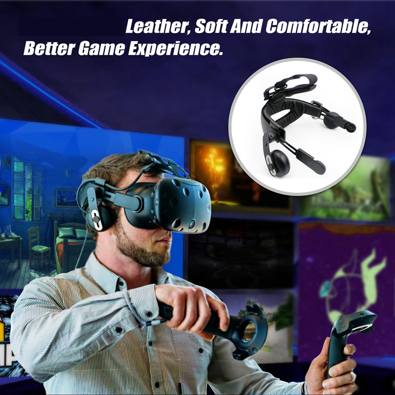 Băng Đô Bằng Da pu Chất Lượng Cao Đa Năng Thay Thế Cho Tai Nghe htc vive