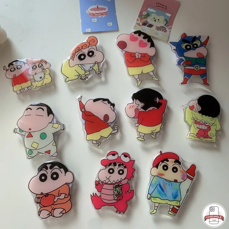 Giá Đỡ Điện Thoại Từ Tính Họa Tiết shin-chan Dễ Thương Cho Bé