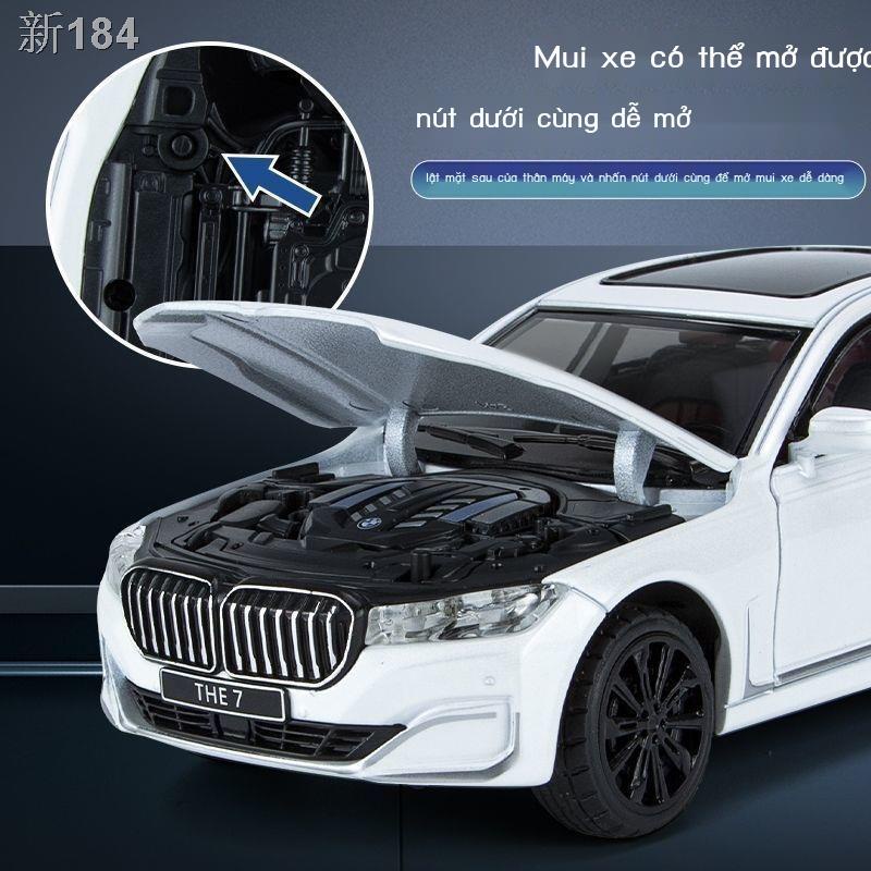 ☼ □❒1:24 BMW 7 Series hợp kim xe giả thật 760Li mô hình ô tô trang trí kinh doanh .
