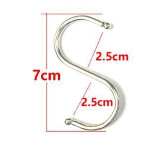 Bộ 4 móc treo đồ chữ S dài 7cm LESEVA SHOP