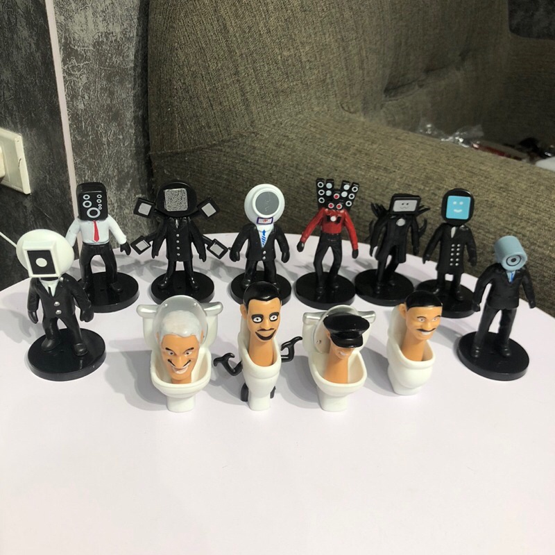 Xả kho Mô Hình Nhân Vật Người Đàn Ông Ngồi Toilet Ngộ Nghĩnh Đáng Yêu ,Phong Phú ,Sống Động tặng kèm xe