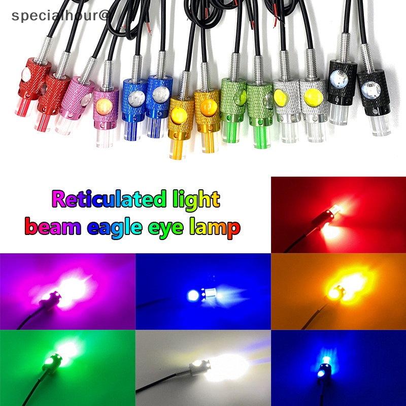 Đèn led Tín Hiệu dc 12v Ánh Sáng Trắng Độ Sáng Cao Chuyên Dụng Cho Xe Hơi / Xe Máy Mới