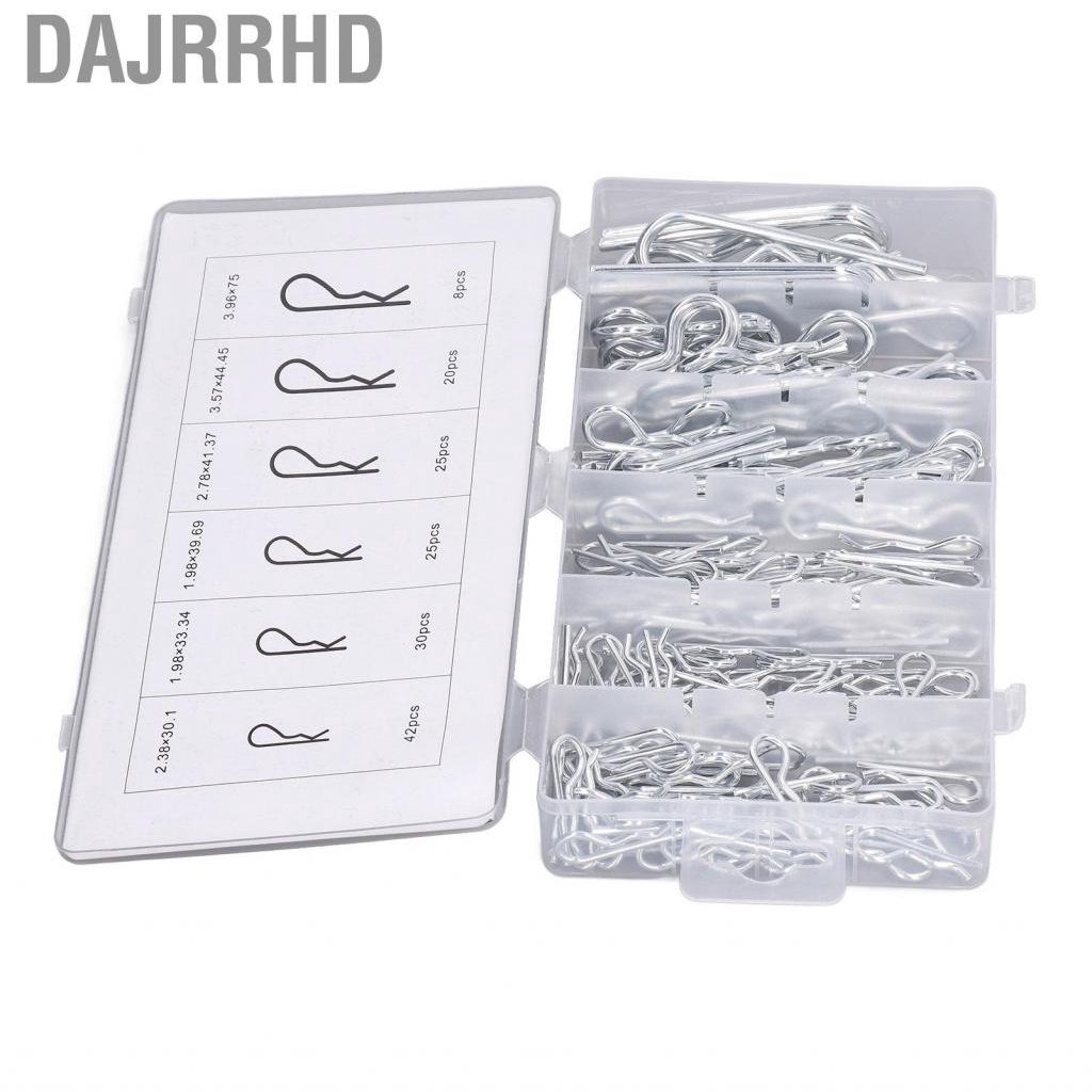 Dajrrhd 150PCS Spring Cotter Pin Assortment Set R Shaped Trailer Hitch Pins Fastener♡