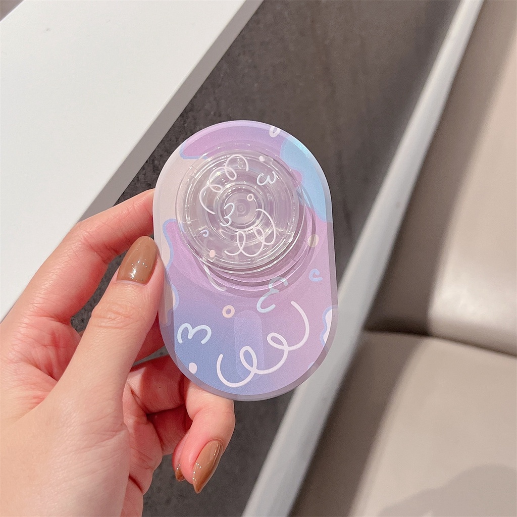 Giá Đỡ Điện Thoại Hít Nam Châm Chống Rơi In Hình Hoạt Hình Đáng Yêu Cho iphone