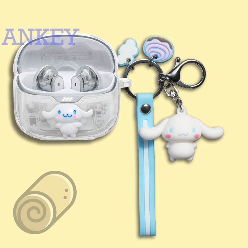 For JBL Tune Beam / Tune Buds / Tune Flex Case Transparent Protective silicone Cute Cartoon Covers Bluetooth Earphone Shell Headphone Portable