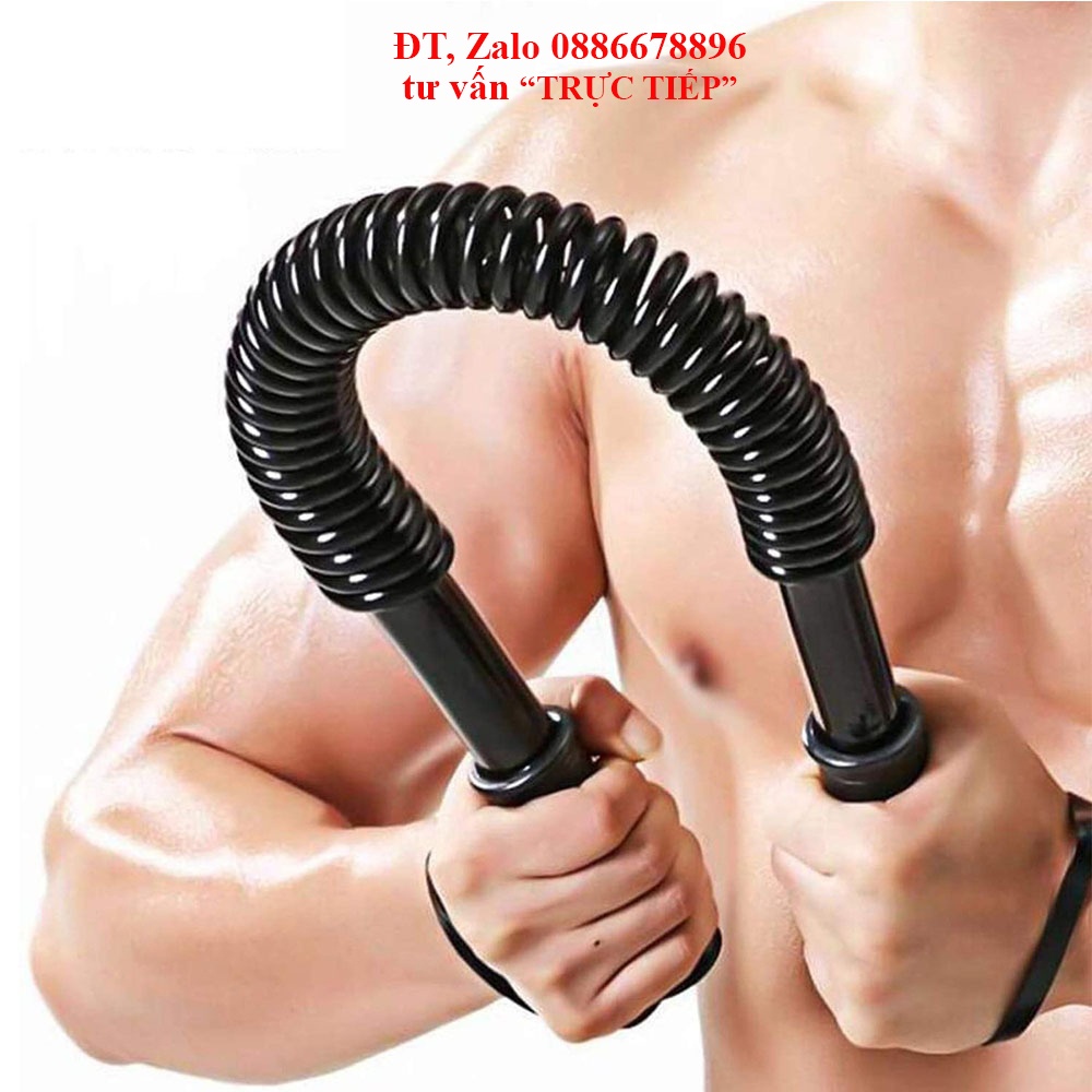 Gậy lò so tập cơ tay, đồ long đao 80kg, 70kg, 60kg, 50kg, 40kg, 30kg, 20kg, d