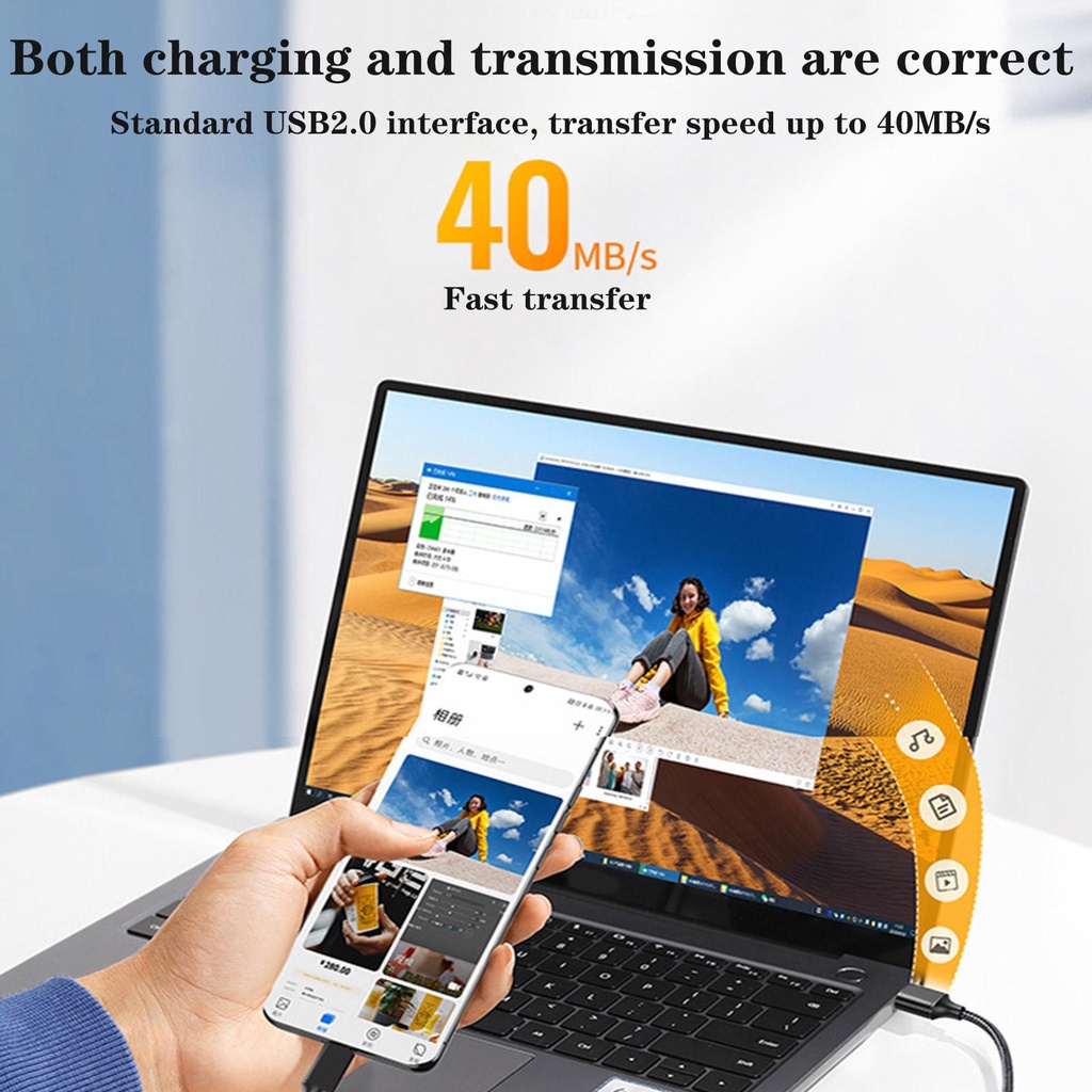 Cáp Sạc Nhanh usb 2.0 Loại c 480mbps Cho w8t4
