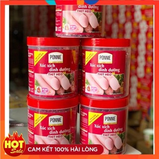 Xúc xích heo hủ 50 cây Ponnie x 19g