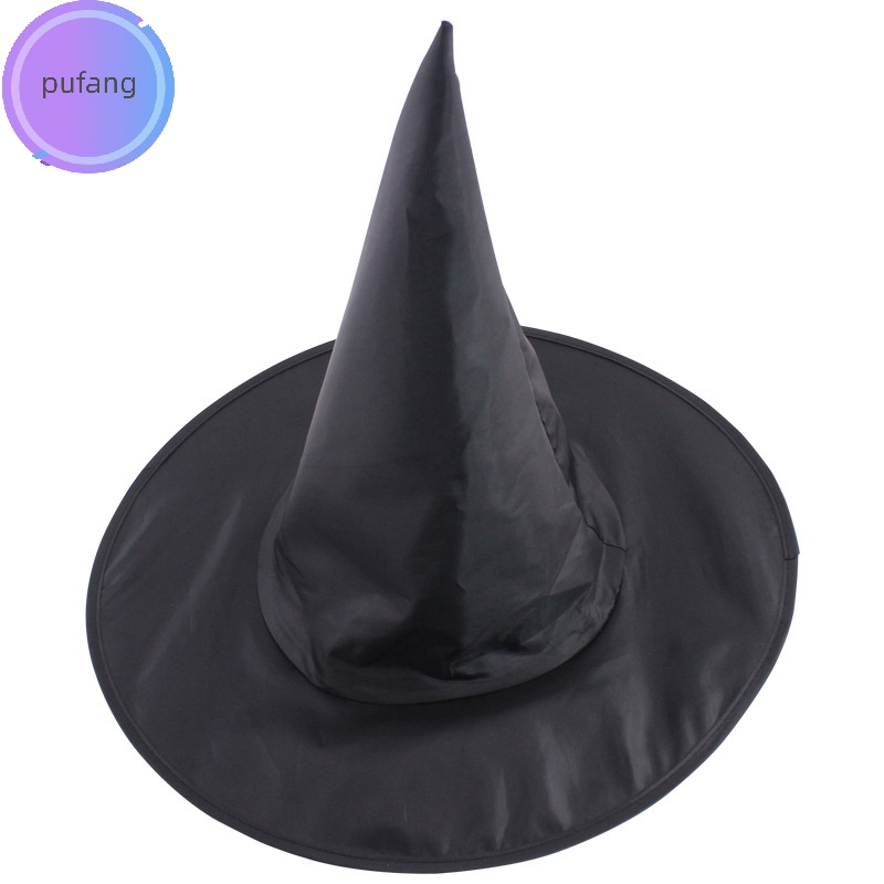 Pufang Mũ Phù Thủy Màu Đen Hóa Trang halloween Cho Người Lớn vn