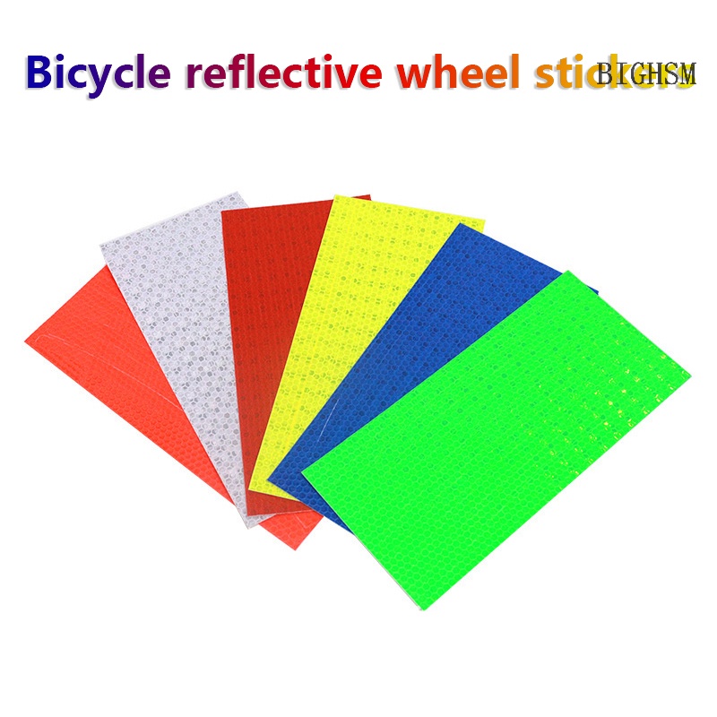 Miếng Dán Phản Quang Trang Trí Bánh Xe Đạp / Xe Máy An Toàn