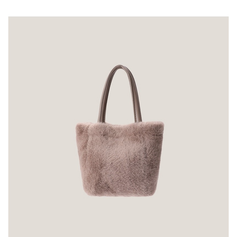 Túi Xách bucket Phủ Bông Thời Trang Sành Điệu Dành Cho Nữ