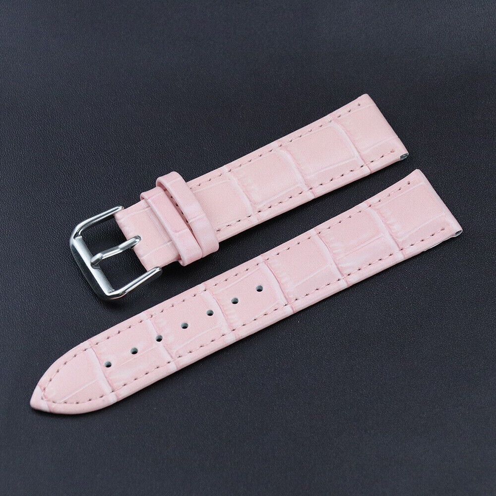 Dây Đeo Bằng Da Thật 10 / 12 / 14 / 16 / 18 / 20 / 24mm Cho Đồng Hồ Thông Minh Xiaomi Color 2 Mi S1 / Pro S2 42 46mm