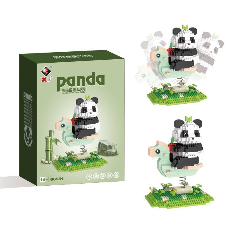 Khối Đồ Chơi Lắp Ráp Hình Gấu Trúc 66549 Dành Cho Bé Trai Gái