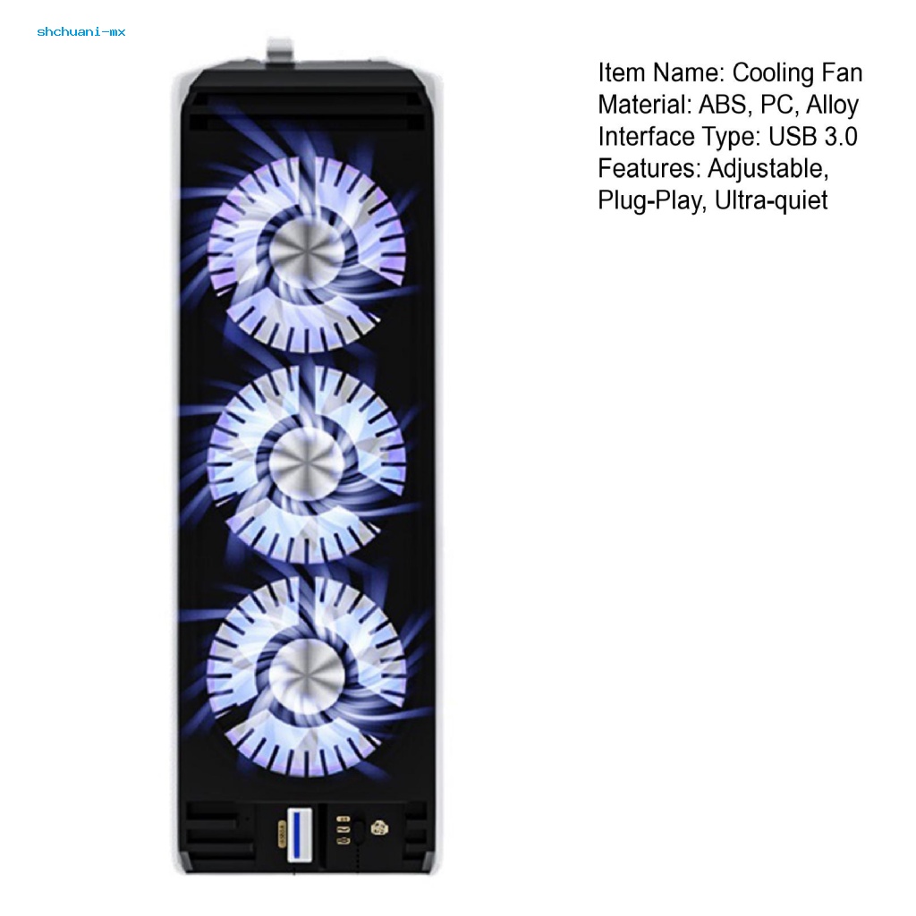 Shchuani Quạt Tản Nhiệt Siêu Êm Cổng usb Cho Máy Chơi game ps5