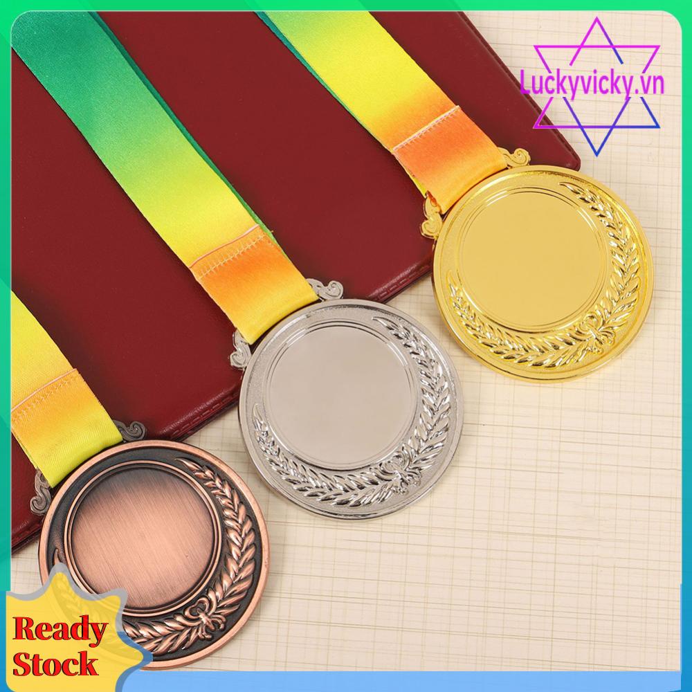 Huy Chương Giải Thưởng 2 Inch 1st 2nd 3rd Có Dây Ruy Băng Đeo Cổ Cho Bé