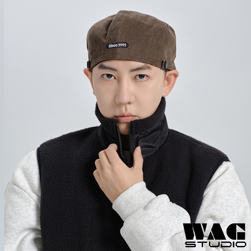 Mũ Lưỡi Trai Vải Nhung Phong Cách vintage Cho Nam Và Nữ