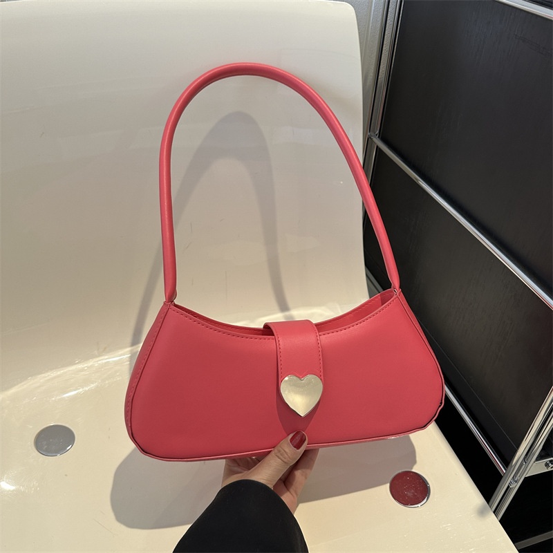 Sally Túi đeo dưới cánh tay Màu Trơn Đơn Giản Thời Trang Cho Nữ