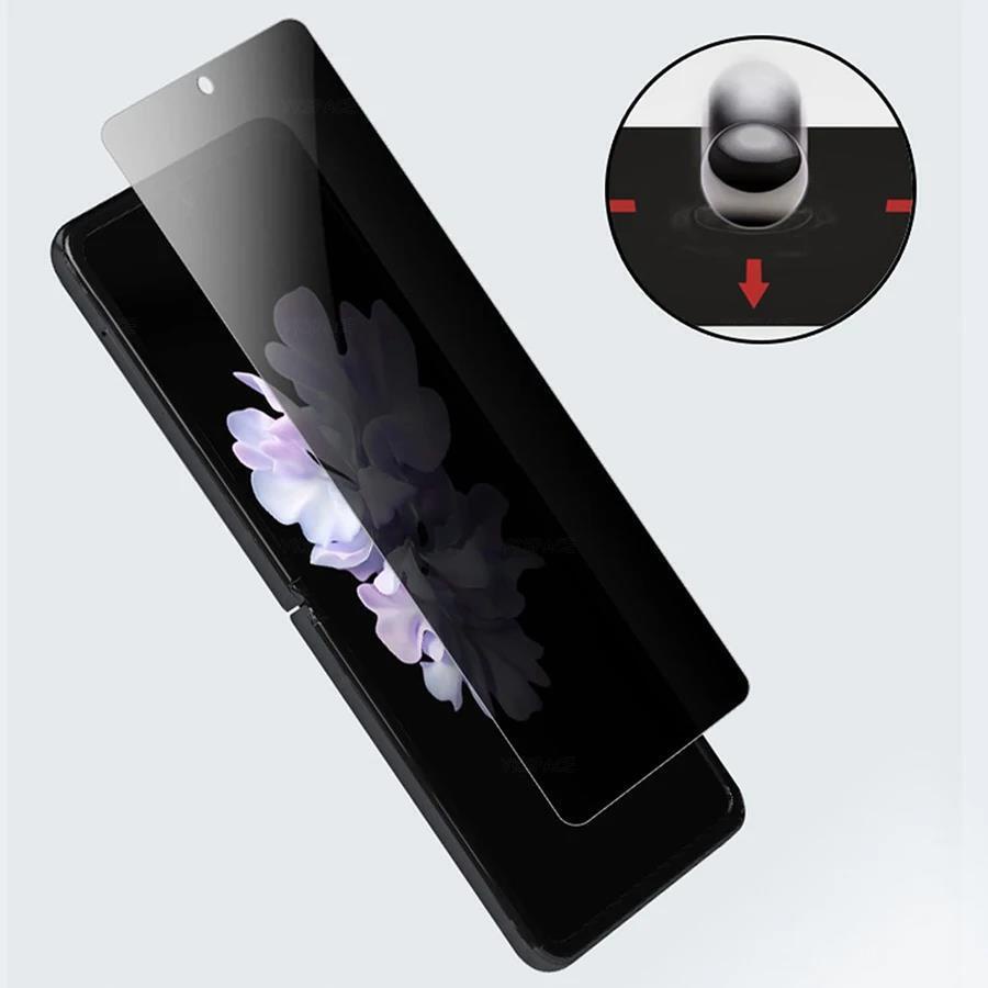 Set 1 / 2 / 3 Miếng Dán Màn Hình Chống Nhìn Trộm Dành Cho samsung galaxy z flip 4 / 3 Kèm Phụ Kiện