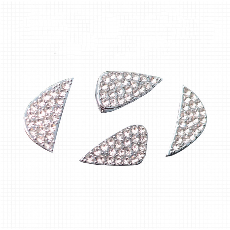 Miếng Dán logo Trang Trí Vô Lăng Xe Hơi hyundai i10 i20 i30 ix35 ix55 tucson sonata elantra