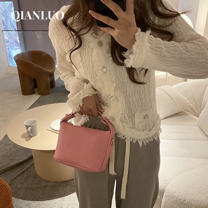 QIANLUO túi xách nữ túi đeo chéo 2023NEW Cute Fashion Tiện dụng hàn quốc L91T1B1L 42Z231021