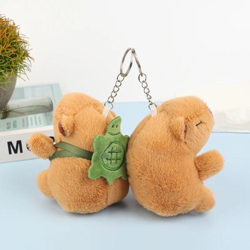 Shanhai Móc Khóa Mô Phỏng capybara, Vỏ Sò Nhồi Bông Dễ Thương, Móc Khóa unisex