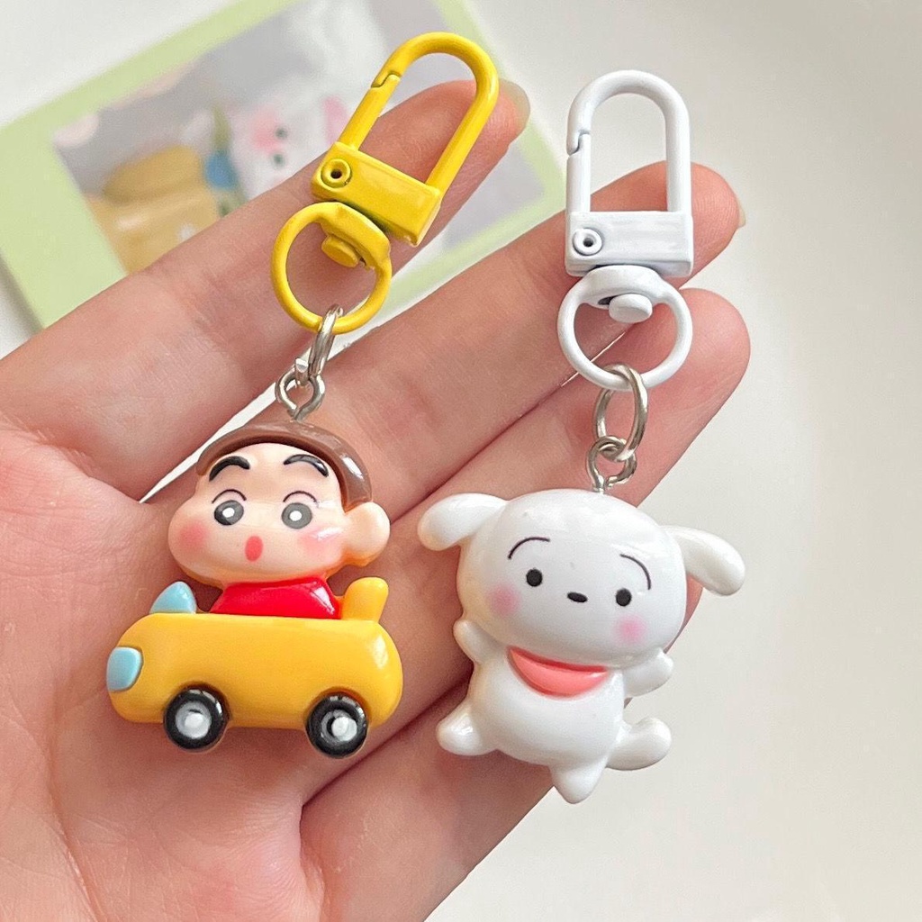 Móc Khóa Hình Cậu Bé Hoạt Hình Dễ Thương