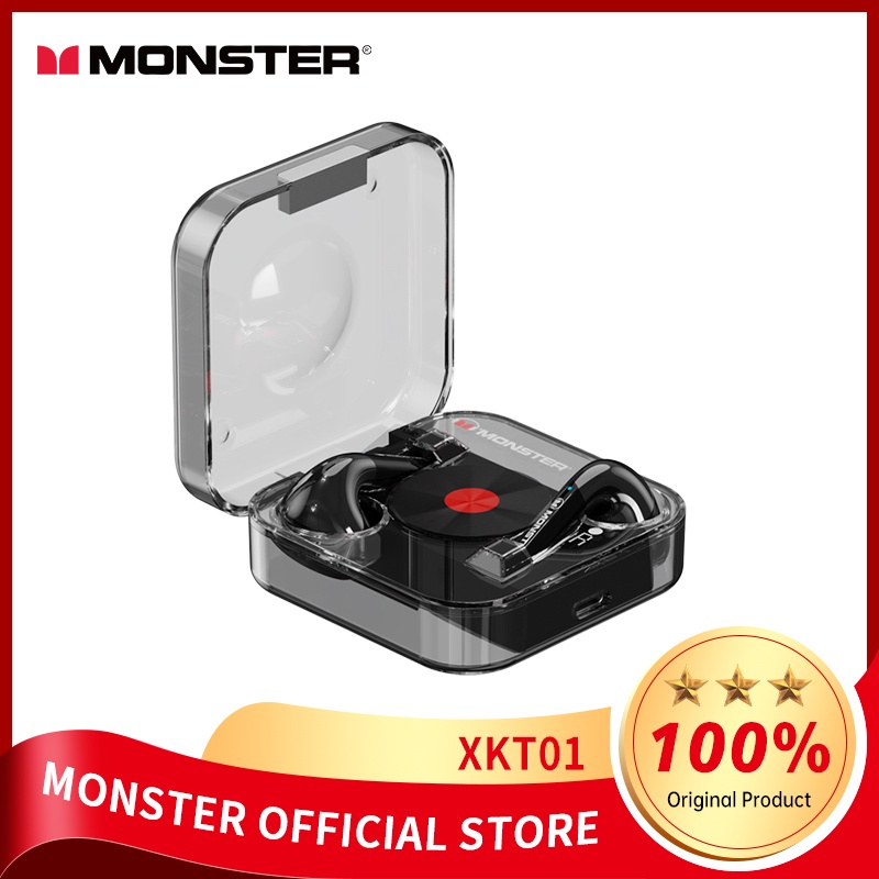 Tai nghe Bluetooth Monster XKT01 5.0 Không Dây true wireless chính hãng cảm ứng, có mic đàm thoại