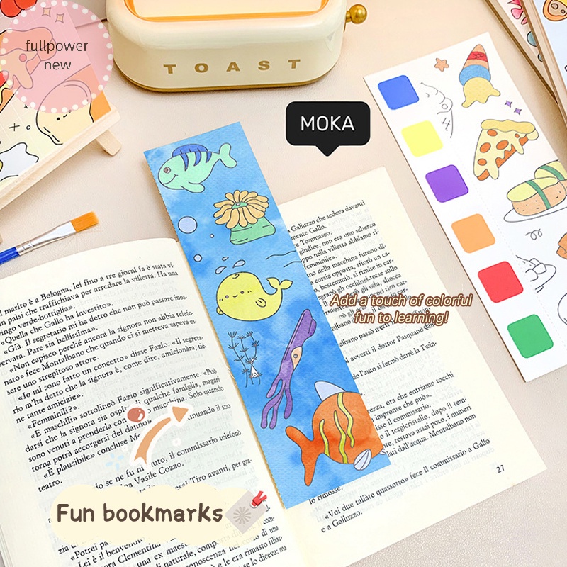 Sách Tô Màu Nước Di Động Cho Trẻ Mẫu Giáo Vẽ Tranh graffiti Toàn Bộ Powernew Kèm Bút Màu Nước vn