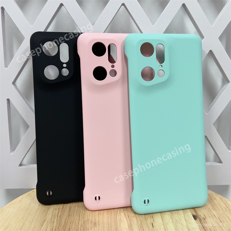 Ốp Điện Thoại pc Cứng Không Viền Chống Sốc Màu Kẹo Cho oppo find x5 findx5 x3 pro 5g 2023 opo find x5pro findx3 x3pro