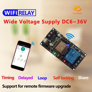 Mô đun rơ le điều khiển wifi từ xa dc 6v-36v esp-12f xy-wf36v chuyên dụng