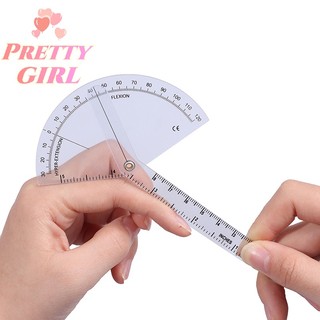 Thước đo ngón tay đo góc 180 độ bằng nhựa