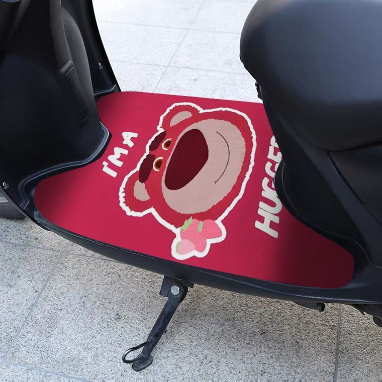 Mới Thảm Chùi Chân Chống Trượt Thấm Hút Tốt Hình Gấu Dâu Tây Dễ Thương