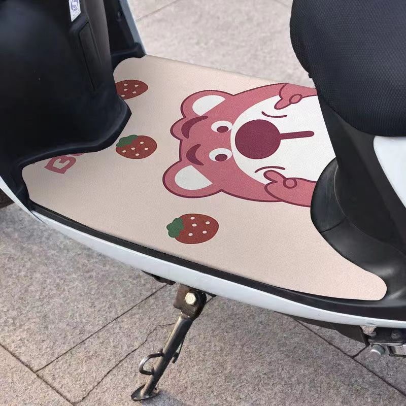 Mới Thảm Chùi Chân Chống Trượt Thấm Hút Tốt Hình Gấu Dâu Tây Dễ Thương