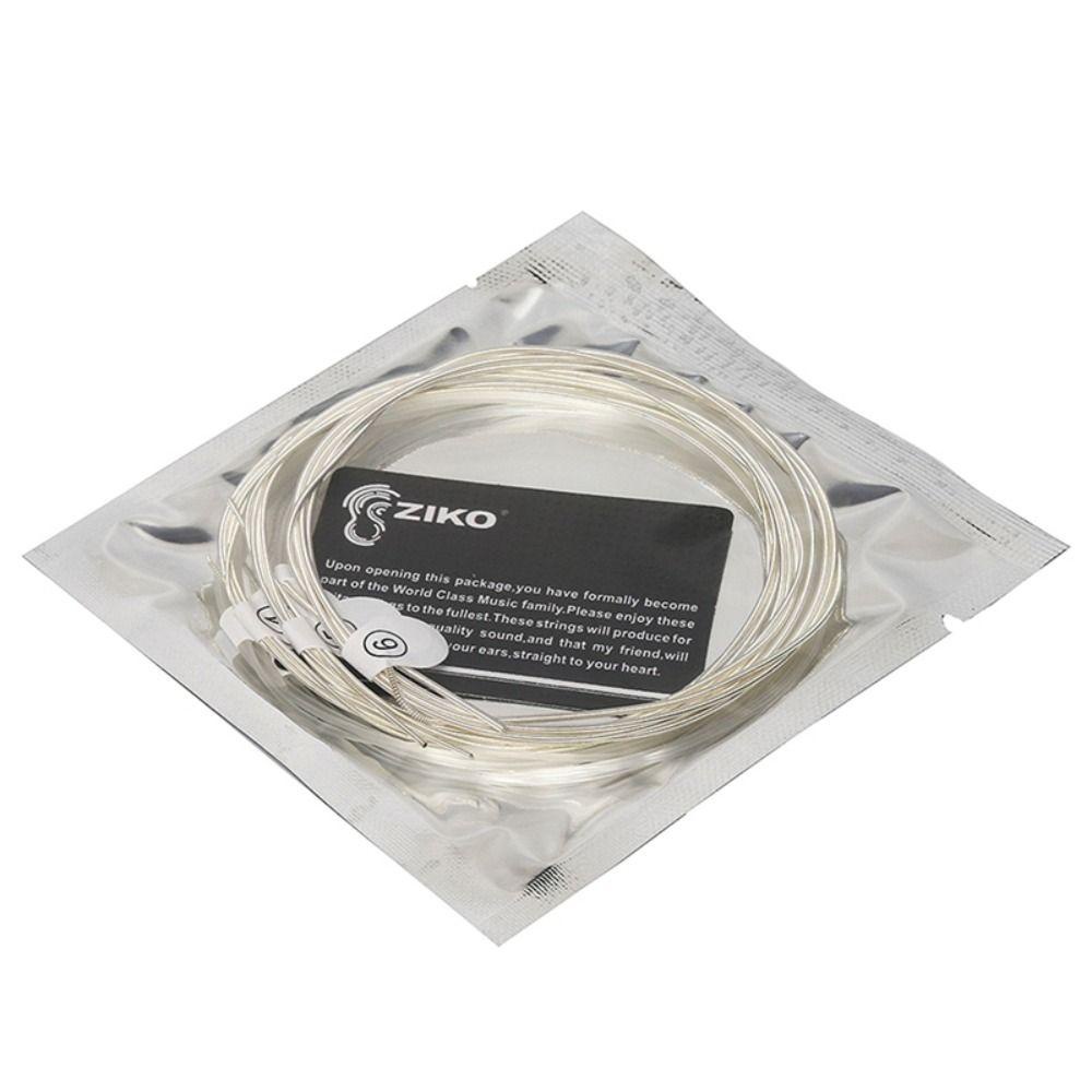 1 Bộ Dây Đàn guitar ziko dpa-70 028-043 Mạ Bạc Cân Bằng 6 Dây Đàn guitar Cổ Điển