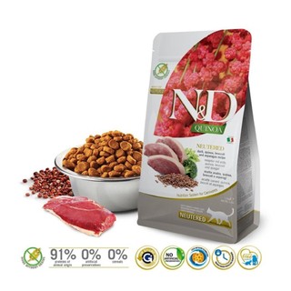 Hạt N&D Neutered Cho Mèo Triệt Sản Túi Re-pack