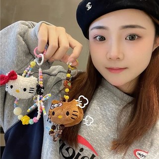 Dây Đeo Điện Thoại Chống Rơi Hình hello kitty Dễ Thương