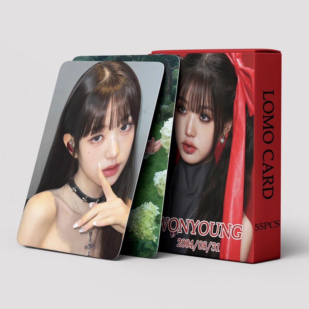 IVE Jang Won Young I'VE MINE Photocard Lomo Card 55pcs/box