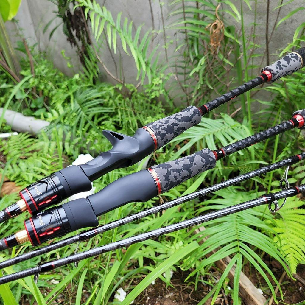 Cần câu lure cao câp Red Devil carbon xoắn X toàn thân CM42