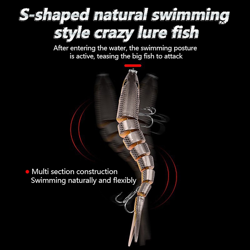 Bighsm Mồi Câu Cá Giả Hình Cá 19g13.5cm