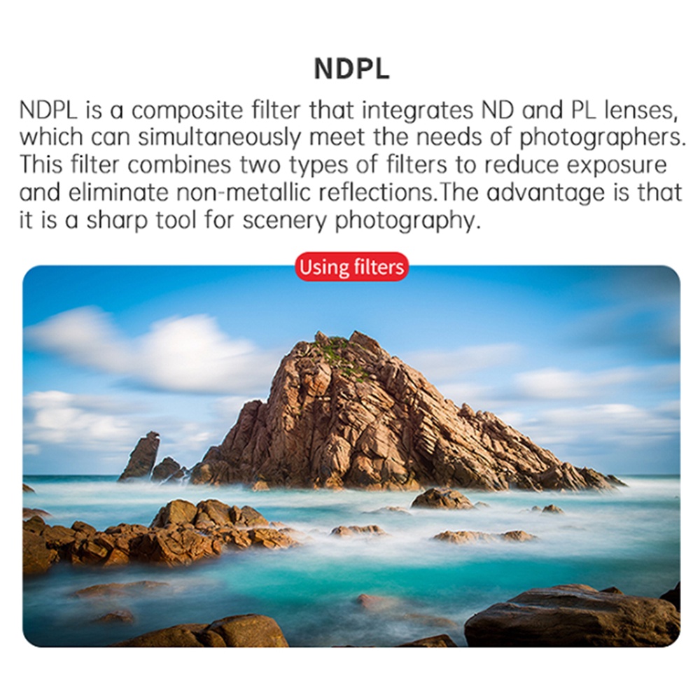 Kính Lọc Bỏ Túi 3 nd 8 16 32 64 nd256 nd1000 nd8pl 16pl Cho dji osmo pocket 3